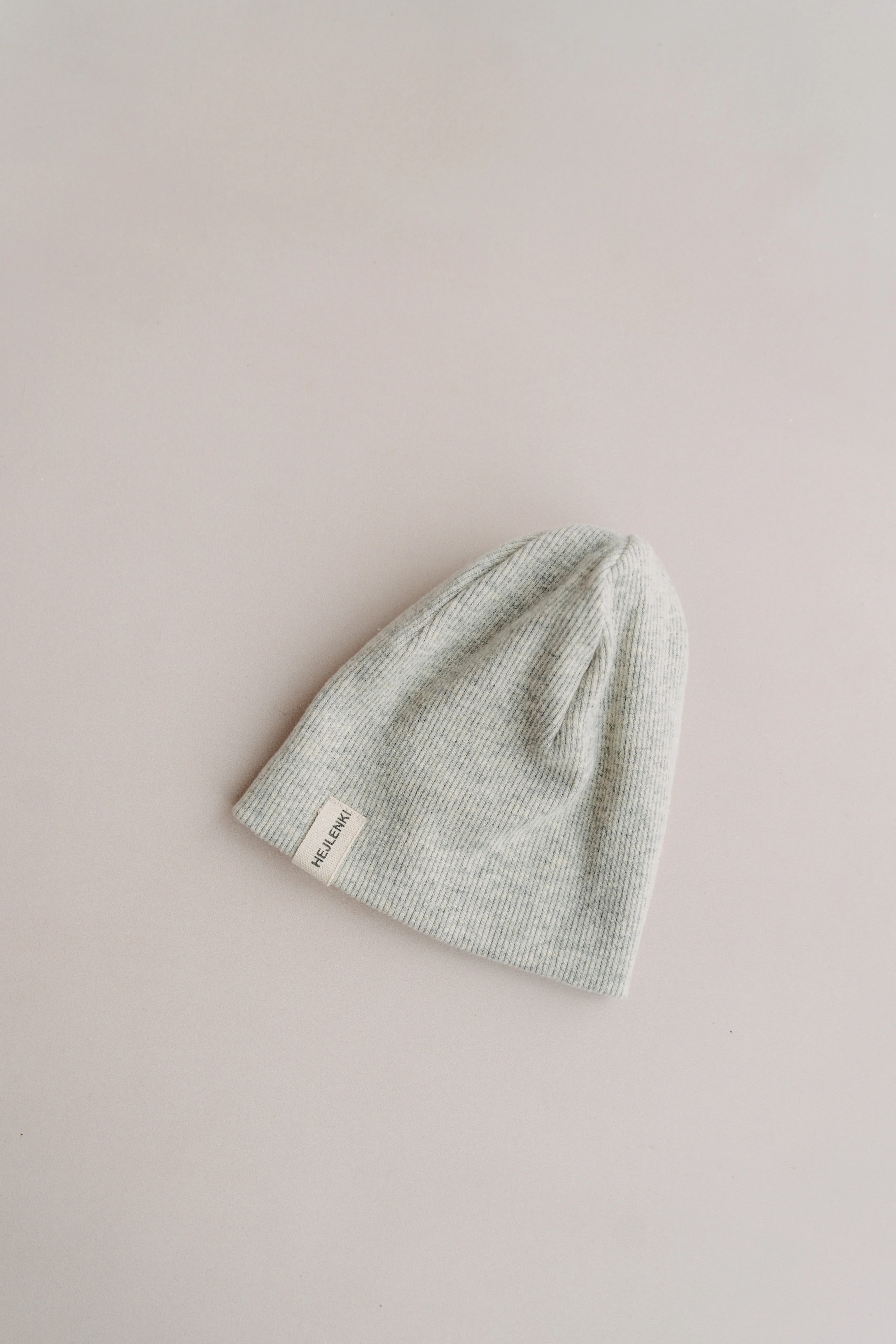 SOFT RIB BEANIE GREY - Image 8