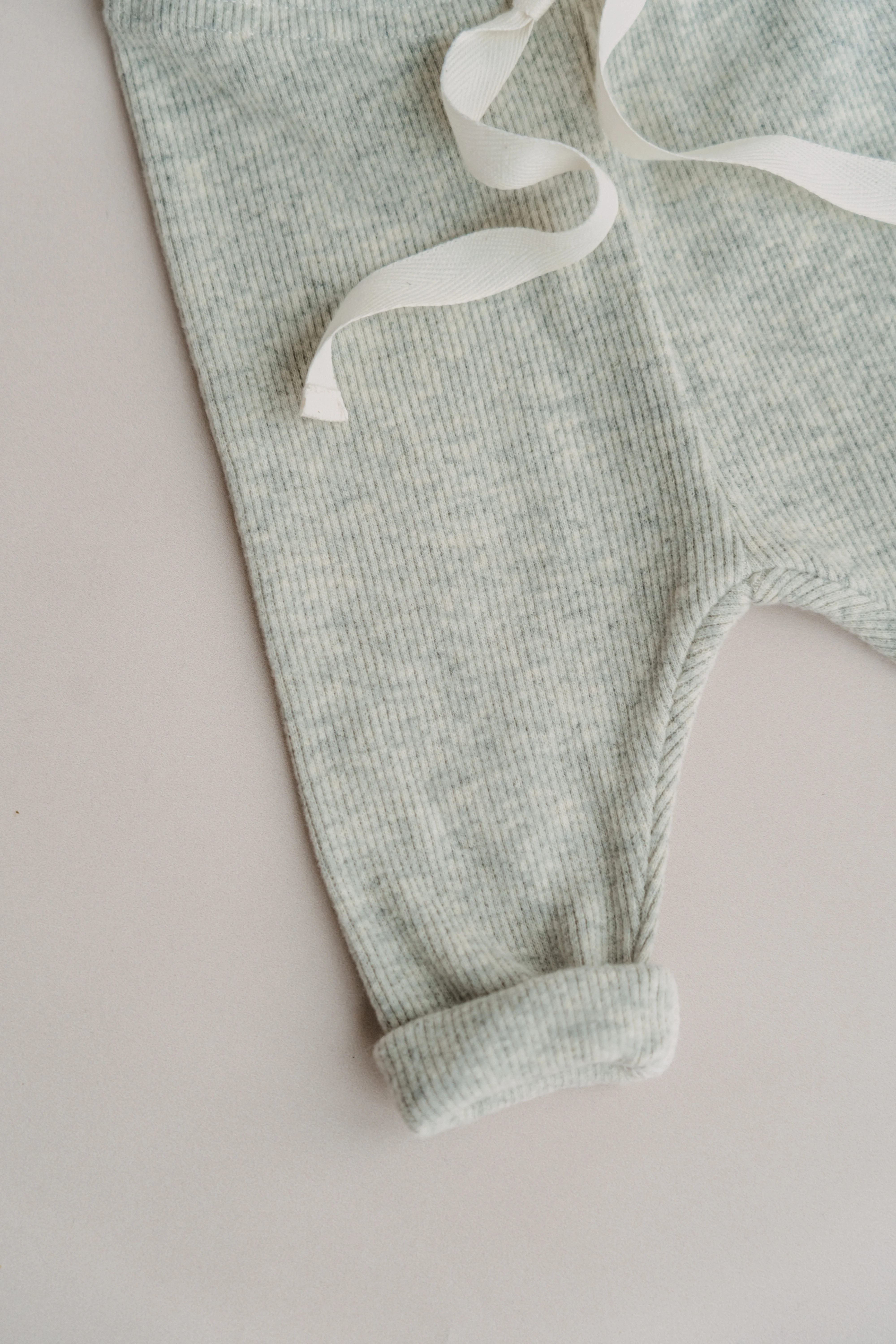 SOFT RIB LEGGINGS GREY - Image 3