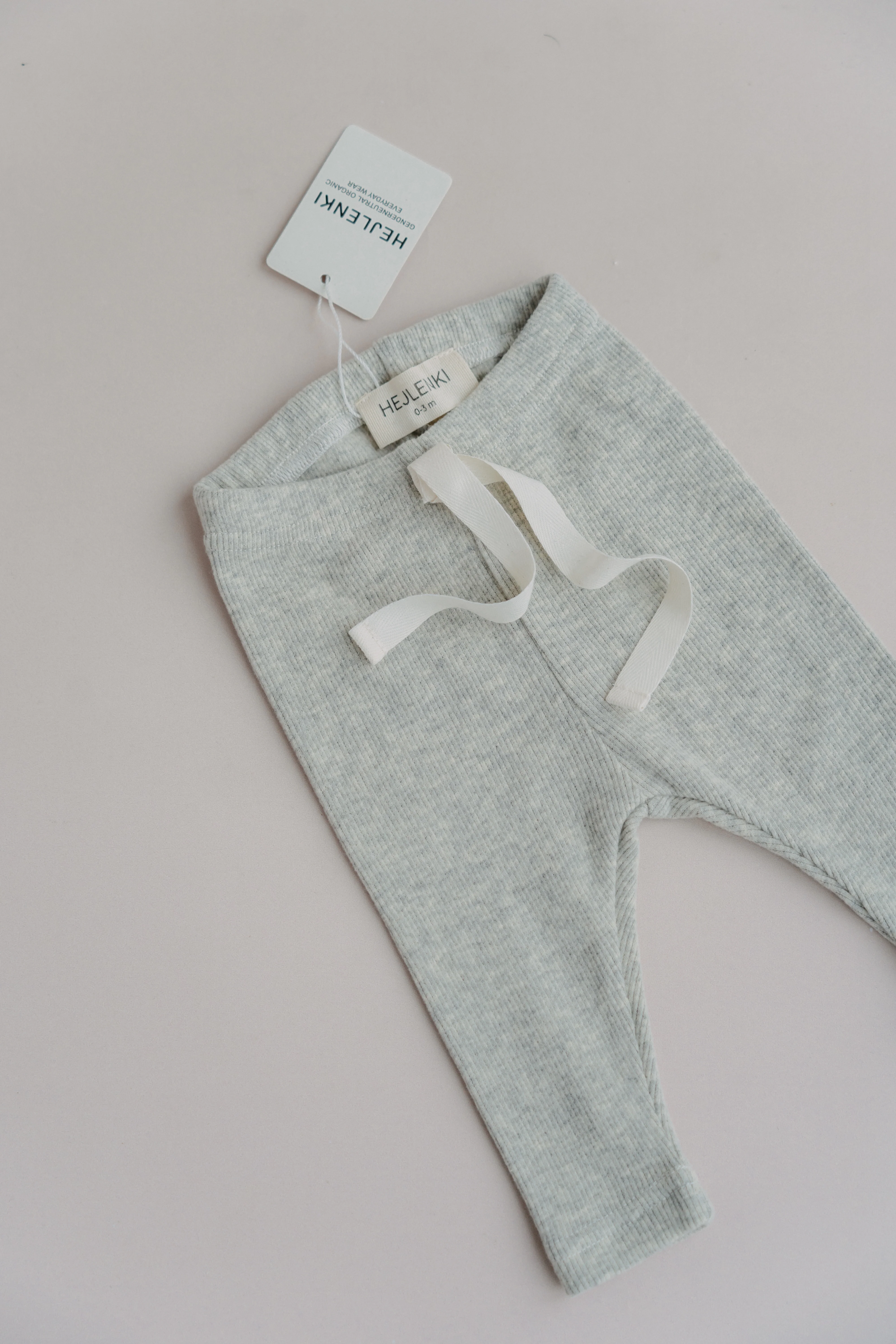 SOFT RIB LEGGINGS GREY - Image 7