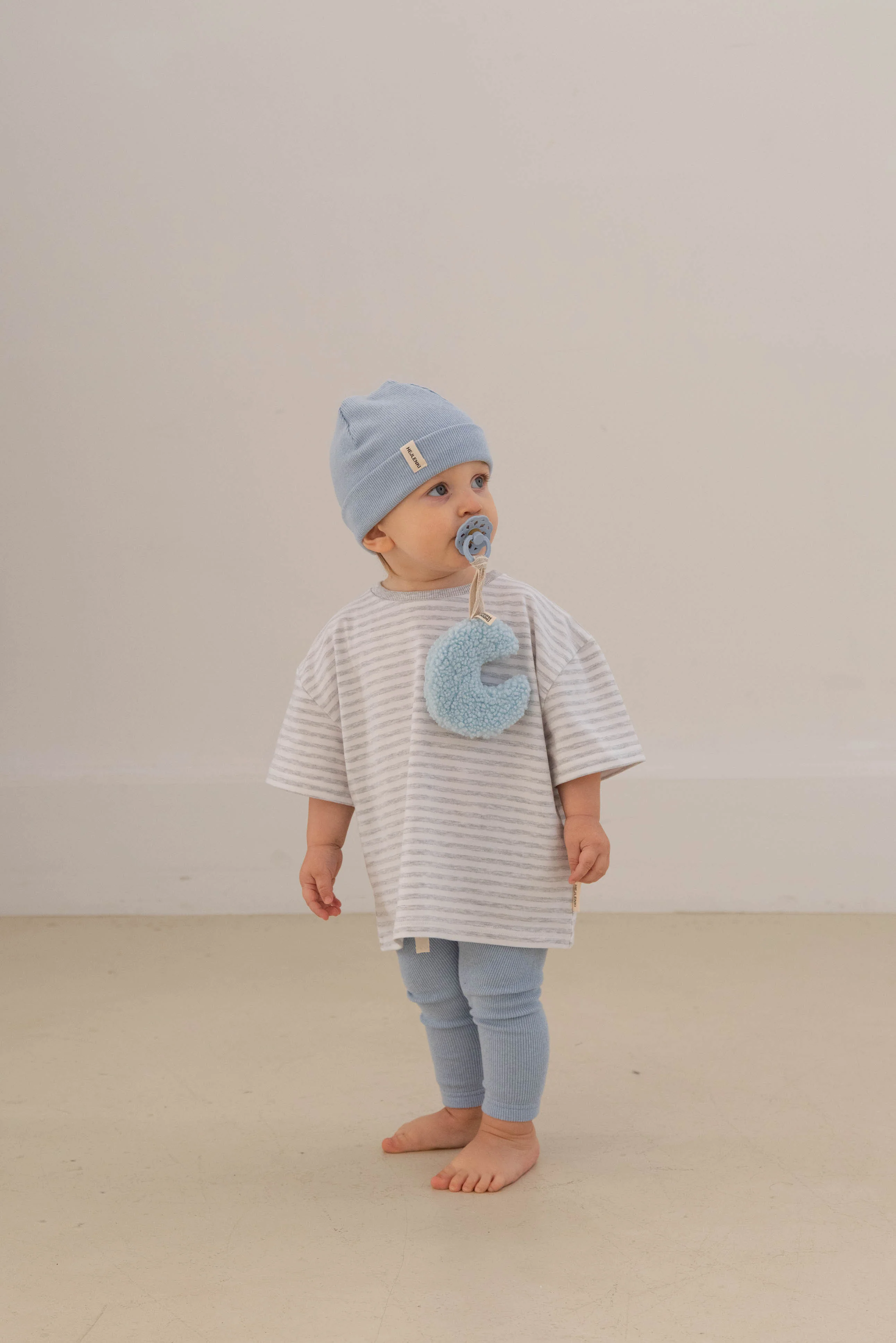 SOFT RIB LEGGINGS MILKY BLUE - Image 3