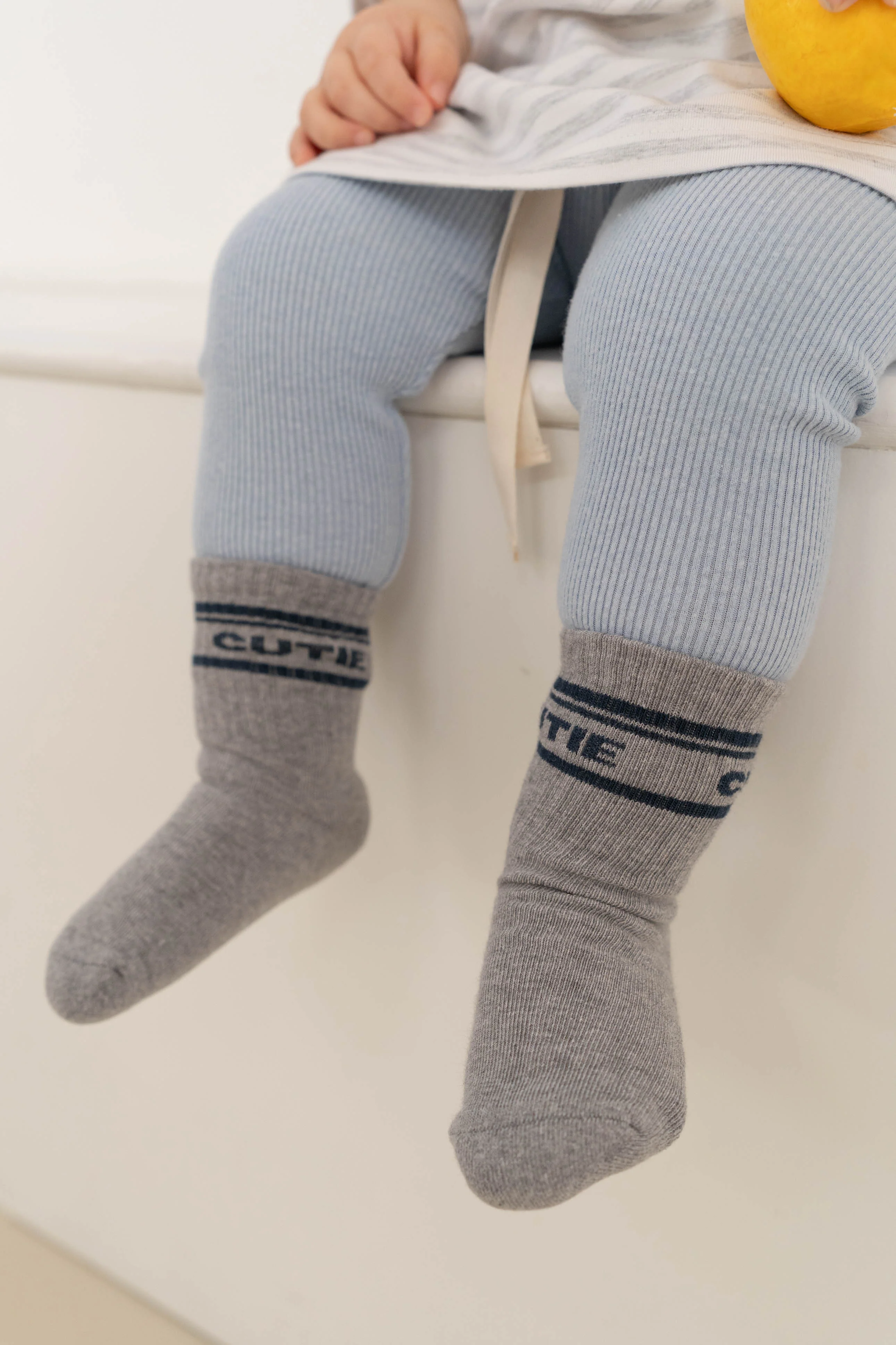 SOFT RIB LEGGINGS MILKY BLUE - Image 6