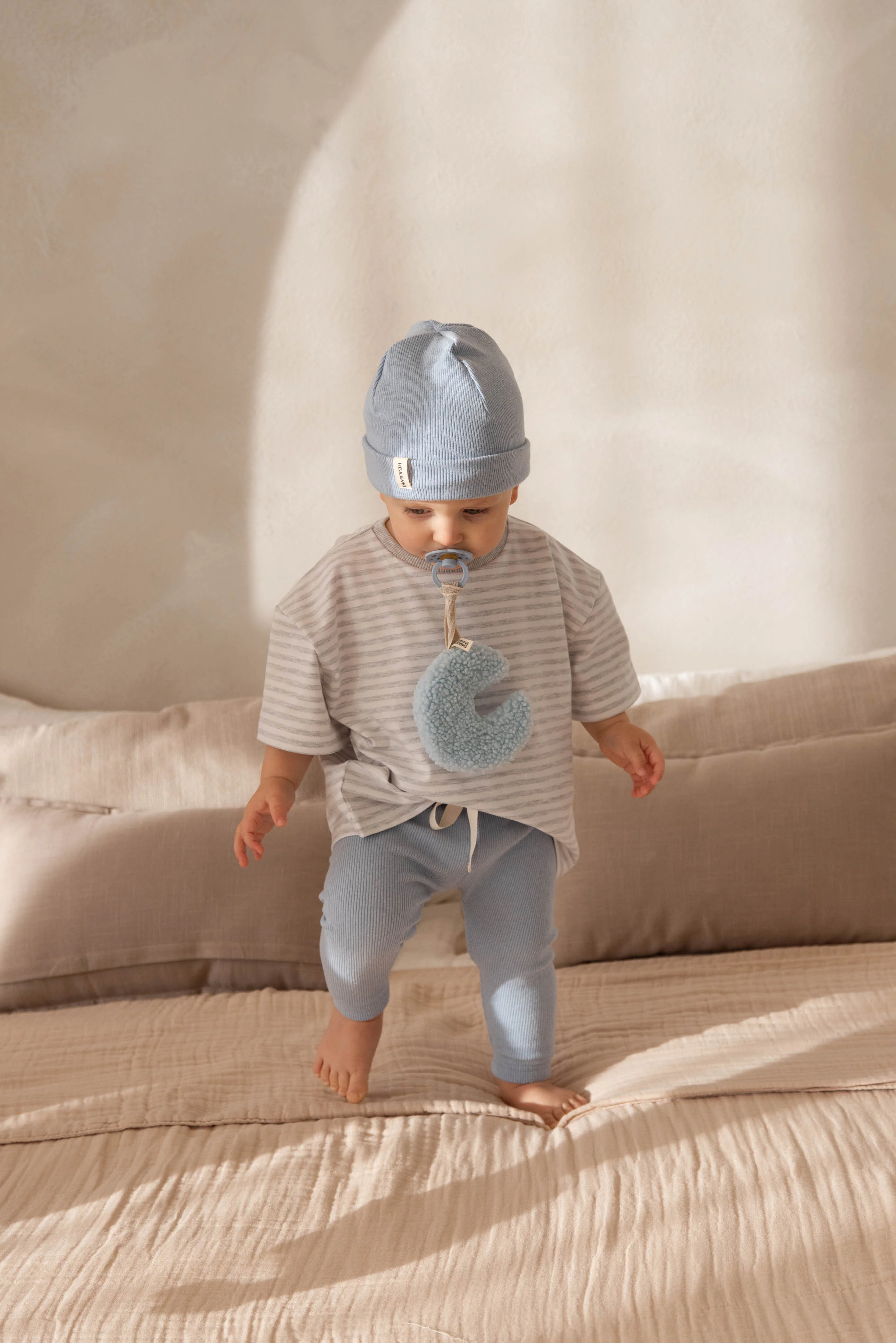 SOFT RIB LEGGINGS MILKY BLUE - Image 7