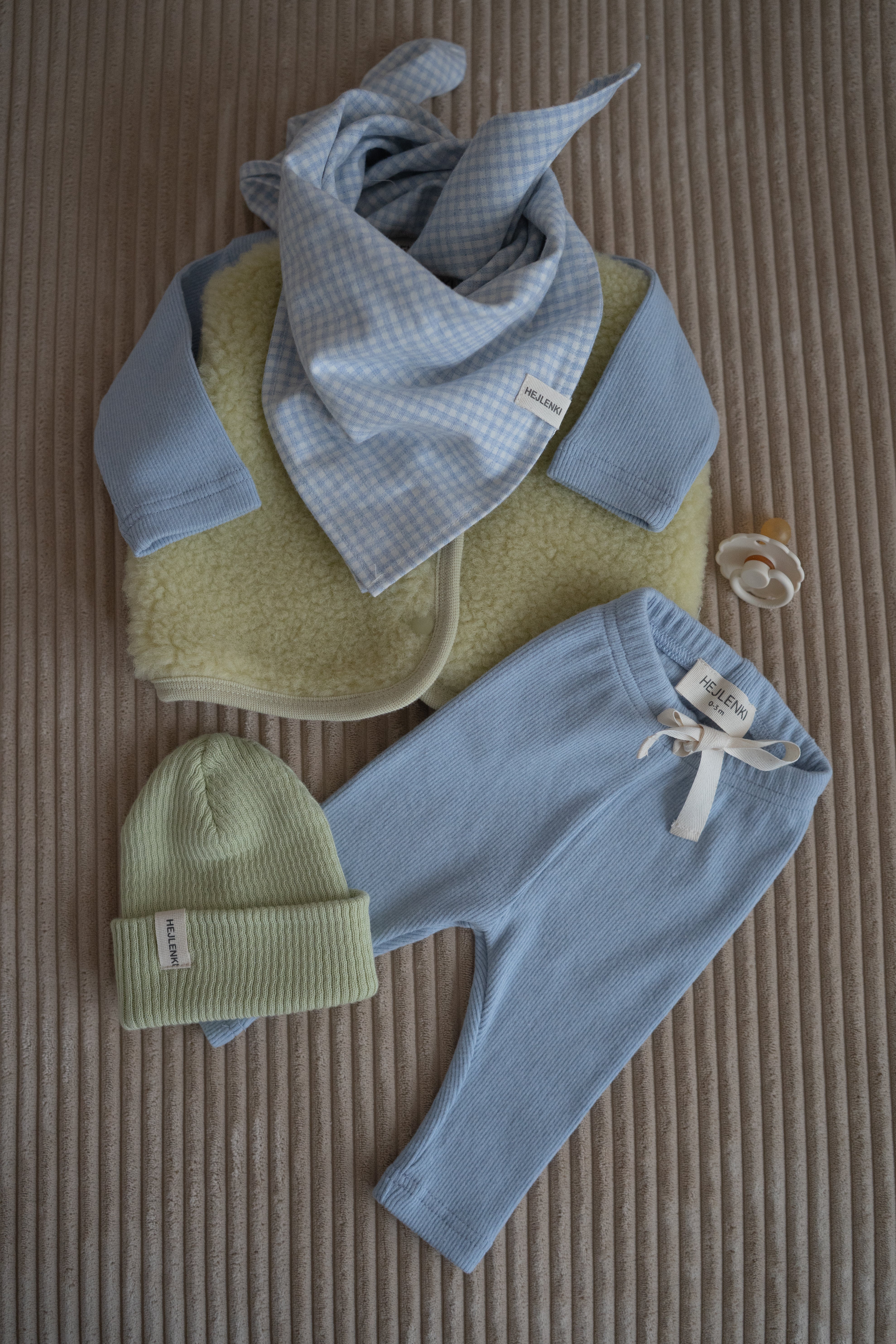 SOFT RIB LEGGINGS MILKY BLUE - Image 8