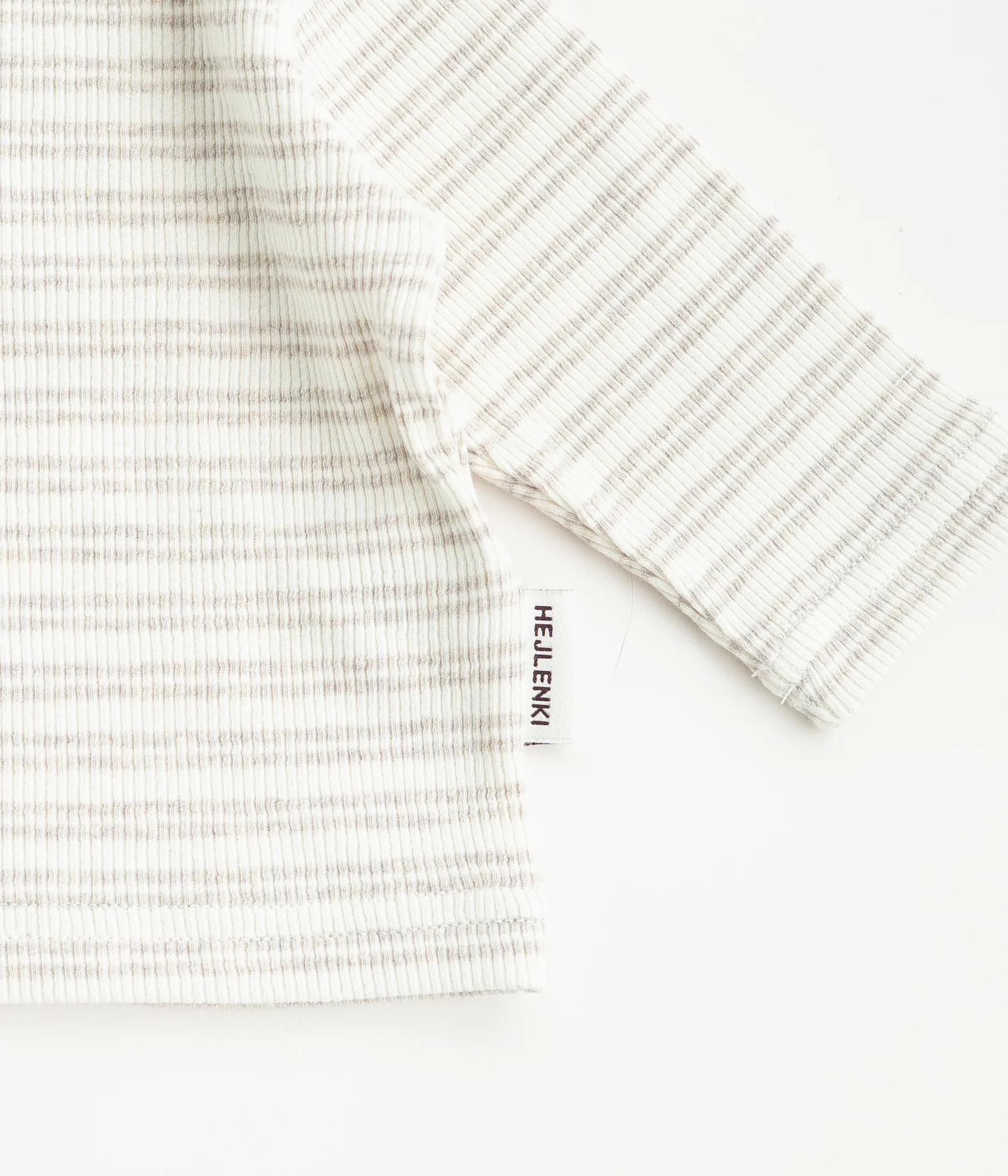 RIB LONGSLEEVE STRIPED BEIGE - Image 2