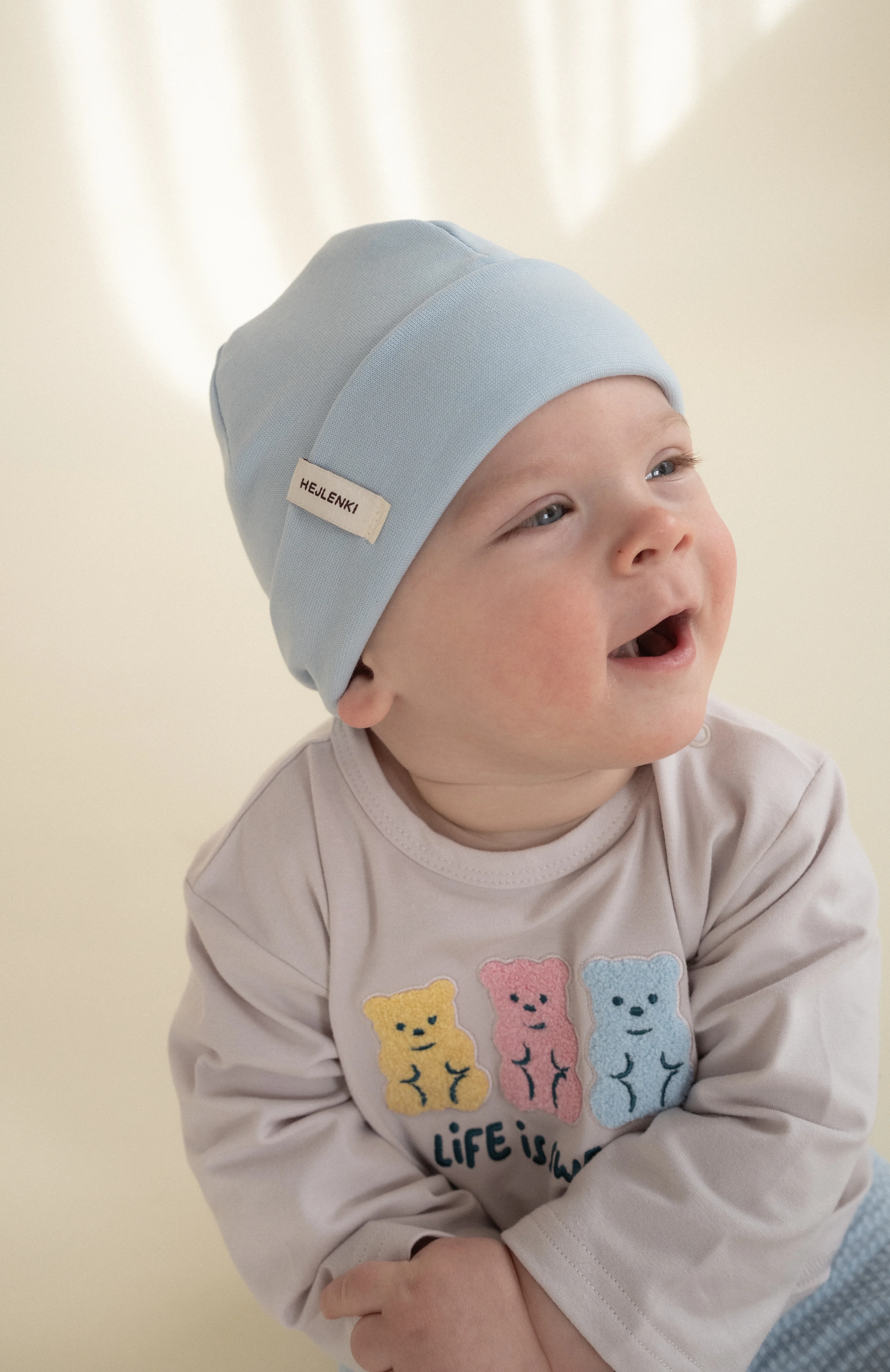 SPRING BEANIE SKY BLUE - Image 3