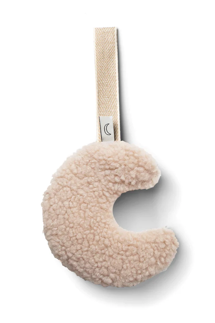 TEDDY PACIFIER CLIP MOON BEIGE - Image 2