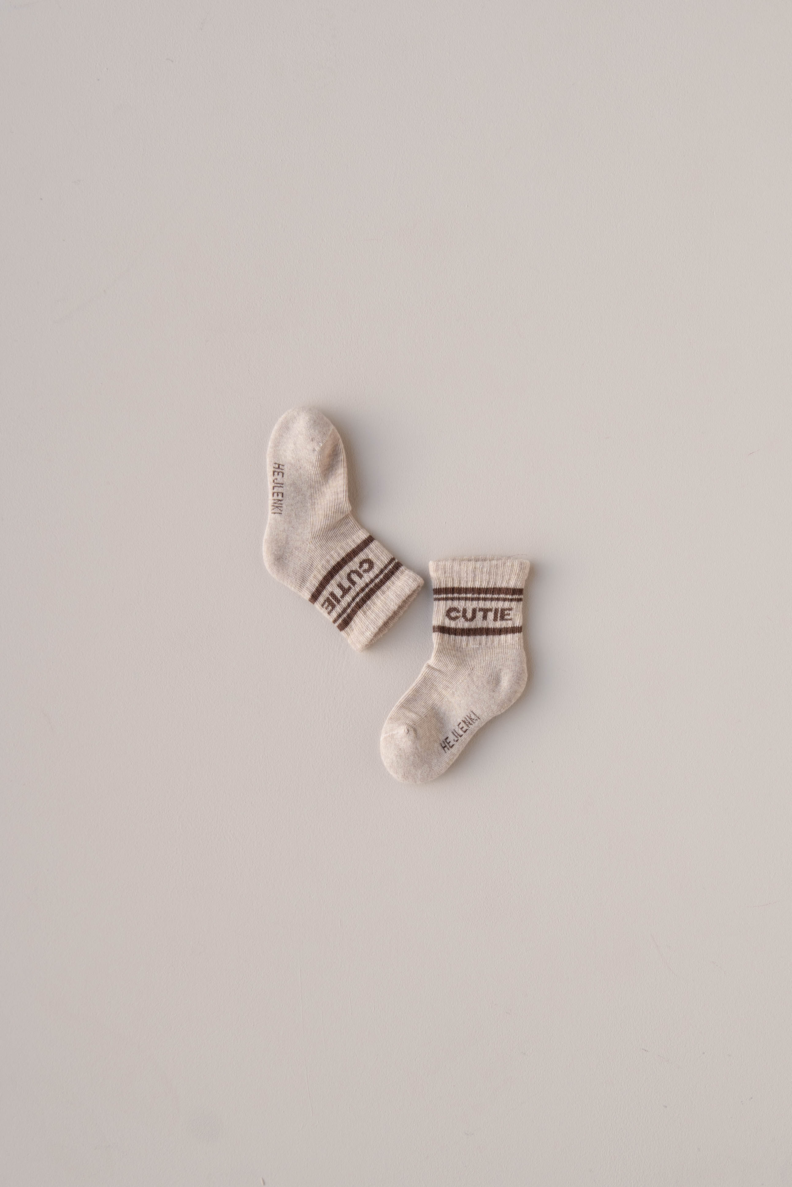 TENNIS SOCKS CUTIE BEIGE MELANGE