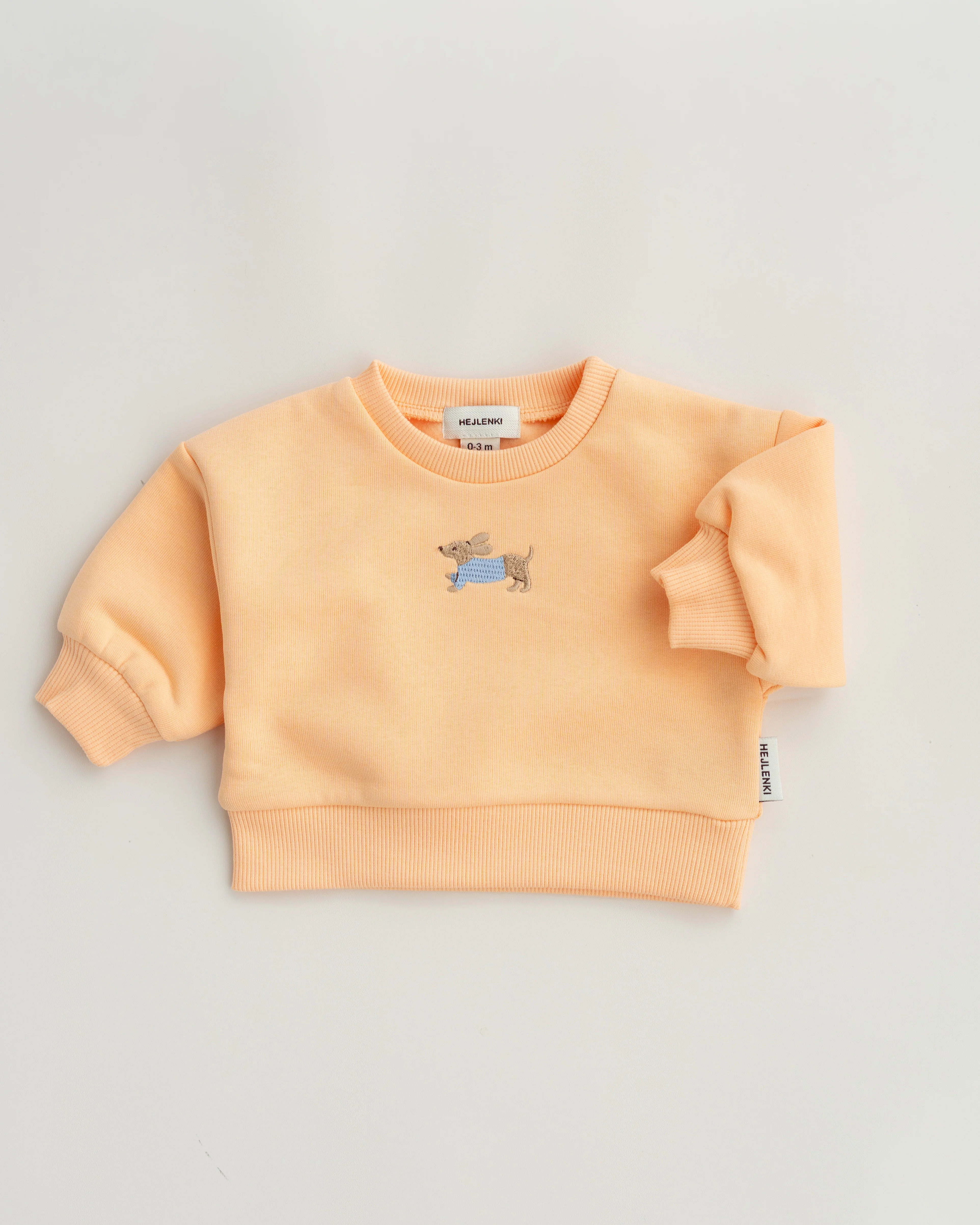 TINY DACHSHUND SWEATER APRICOT