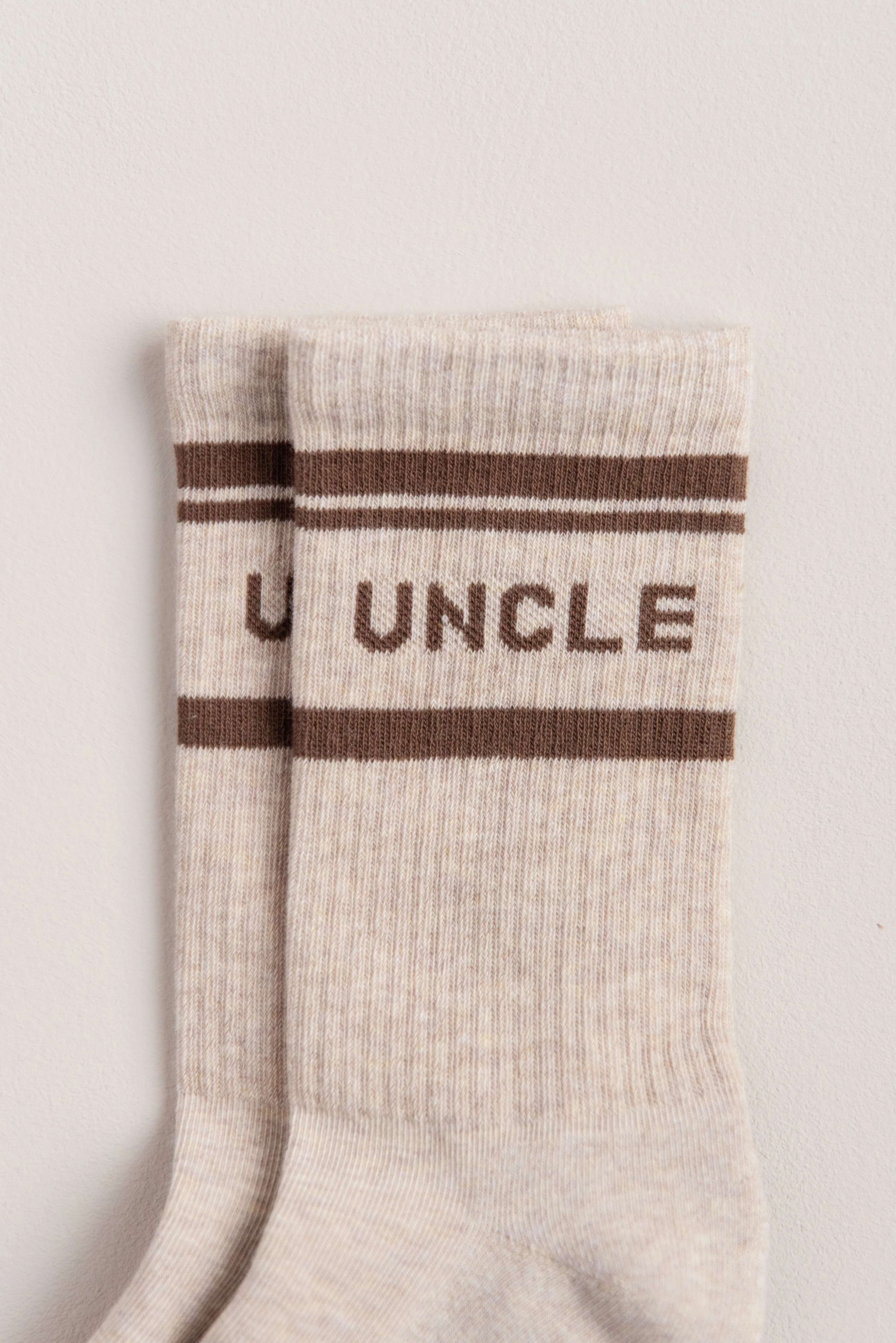 UNCLE TENNIS SOCKS BEIGE MELANGE - Image 2
