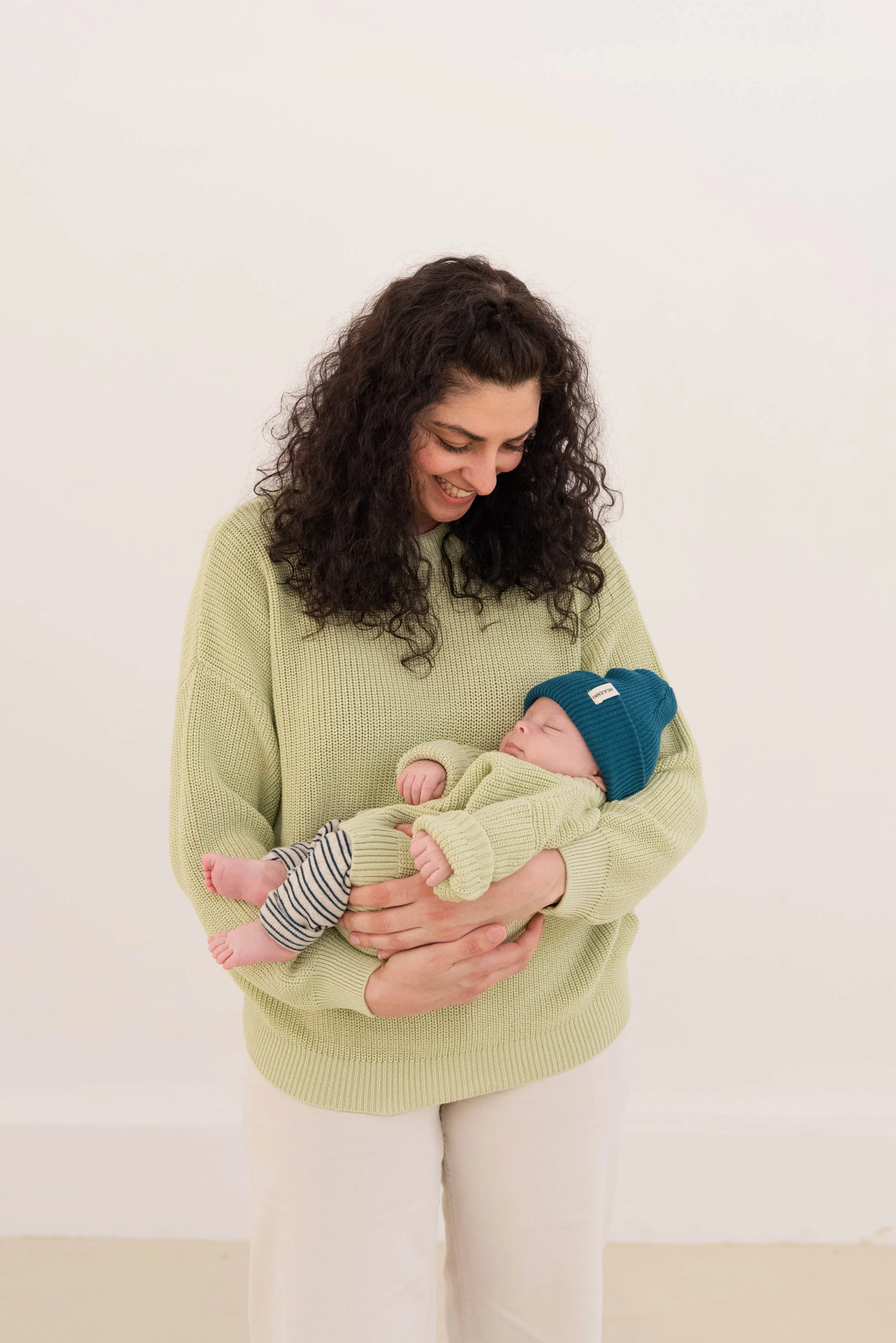 WOMEN KNIT PULLI MATCHA MILK - Image 3