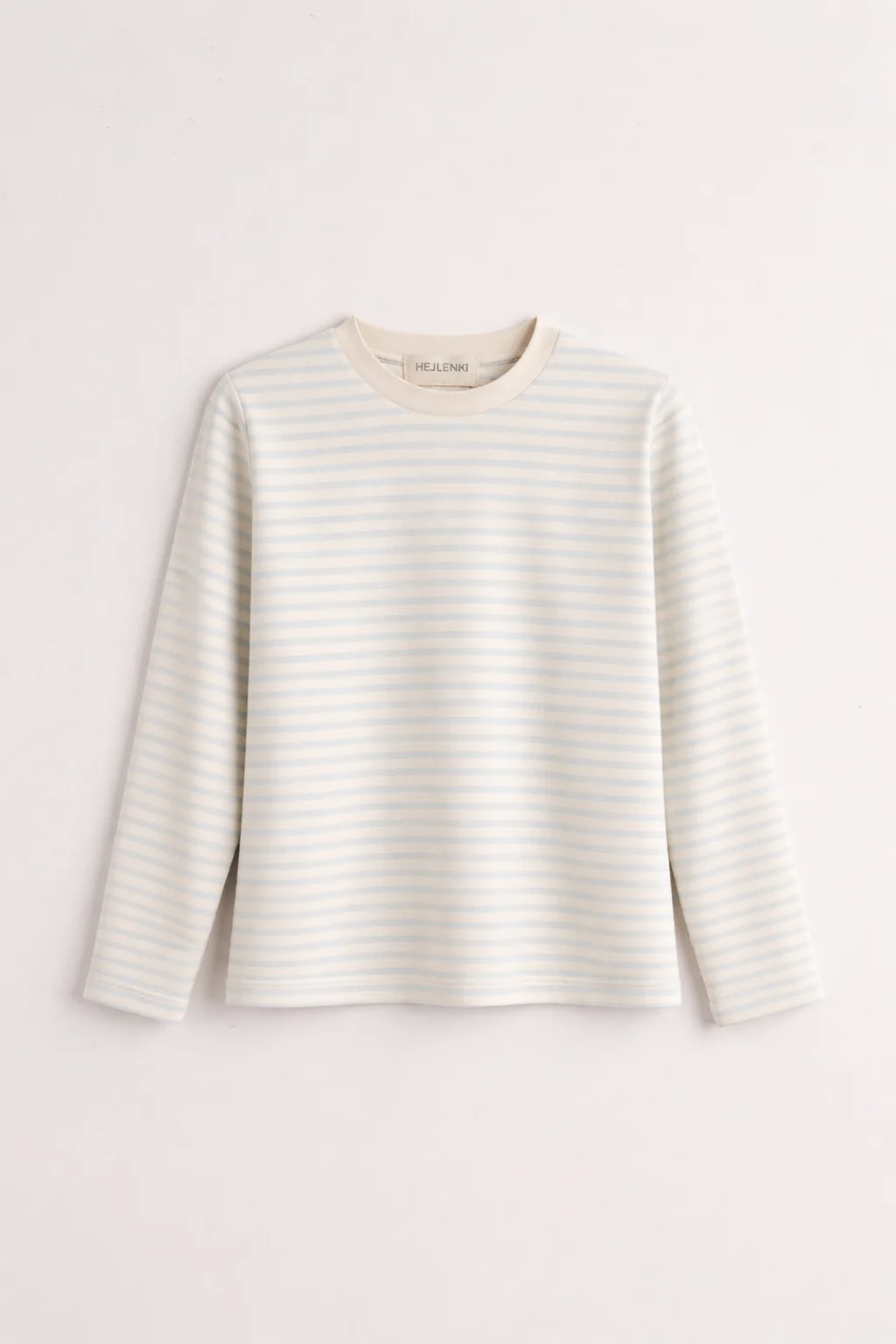 WOMEN OVERSIZE LONGSLEEVE STRIPED BABYBLUE - Image 8