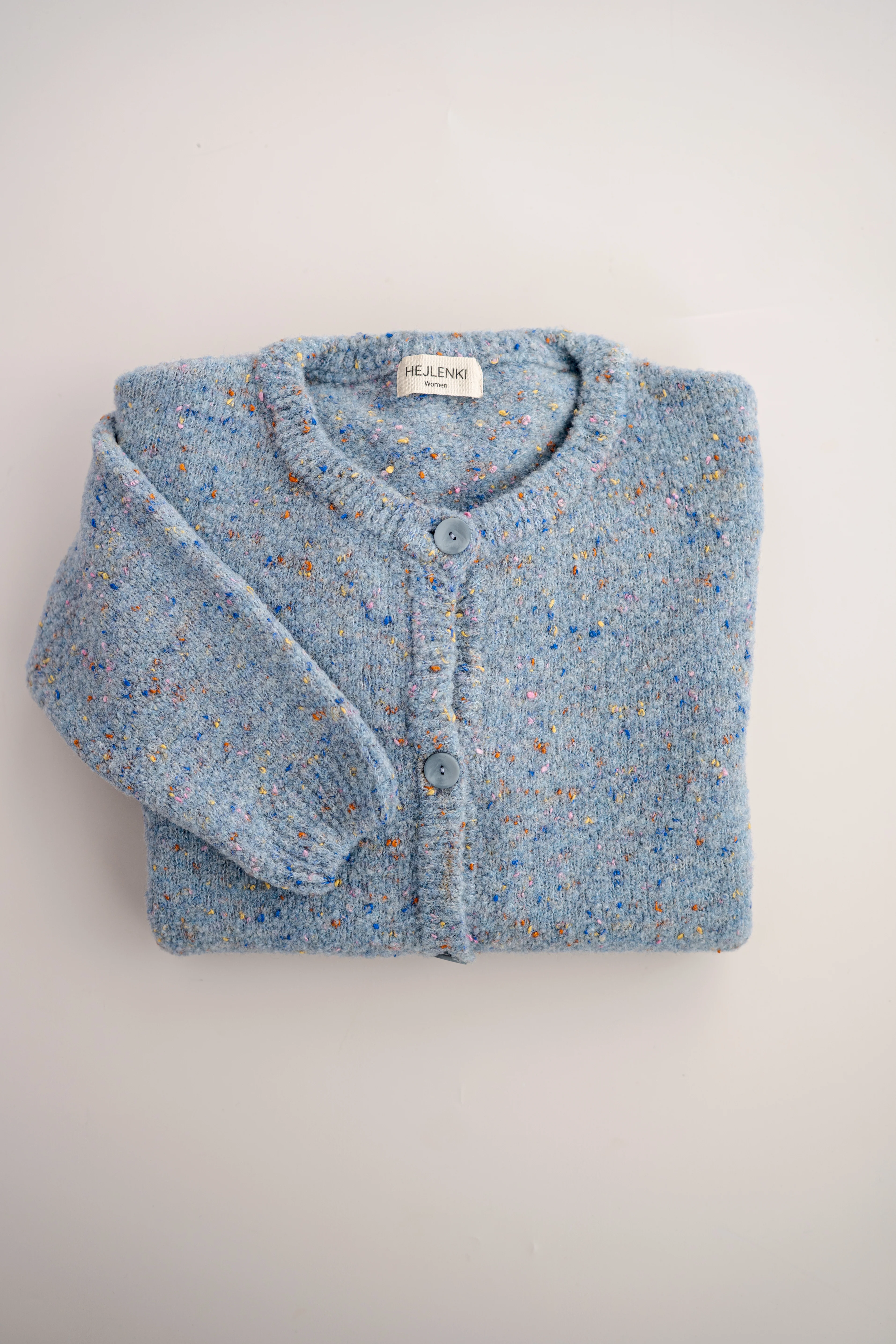 WOMEN MERINO KNIT CARDIGAN CONFETTI - Image 6