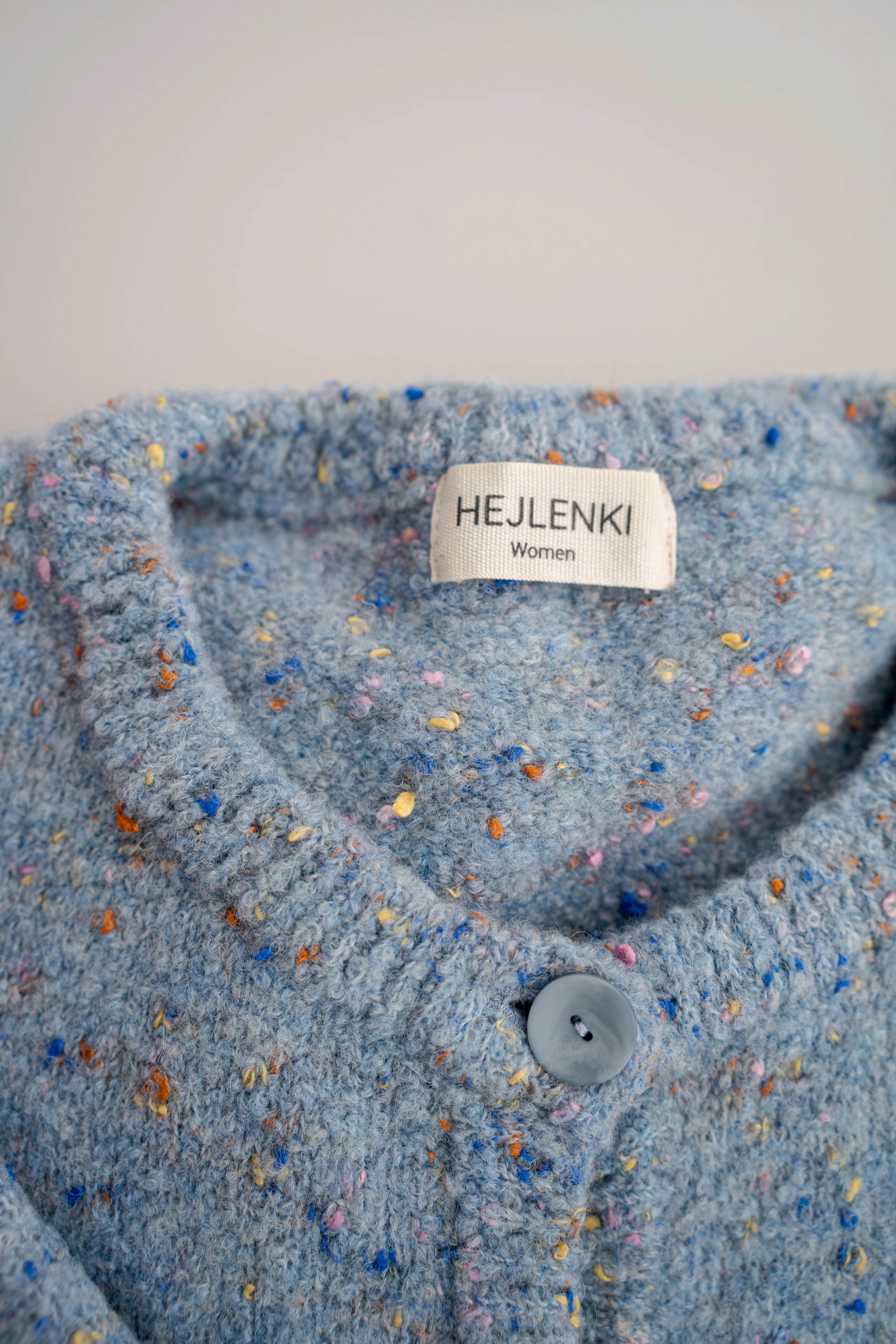 WOMEN MERINO KNIT CARDIGAN CONFETTI - Image 7